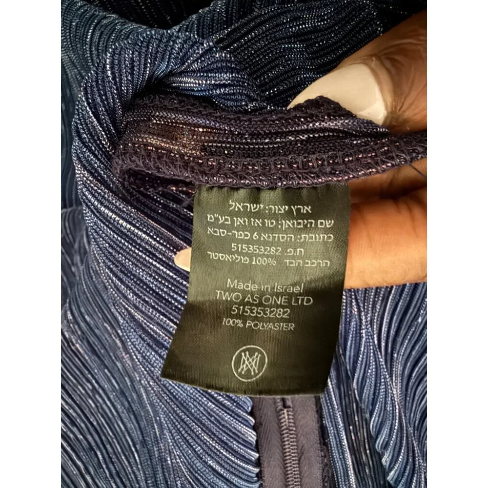 Sabina Musayev Sheer Navy Dress M - Picture 7 of 15